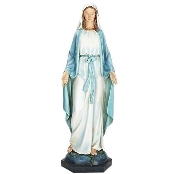 Statue Our Lady Of Grace Colored Sculpture Religious Statuary